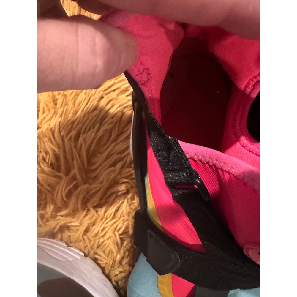Nike Air Huarache City Women 9.5 Multi Color Aqua Racer Pink AH6787-400 Sneaker - Picture 6 of 10